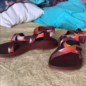 Burgundy Chacos